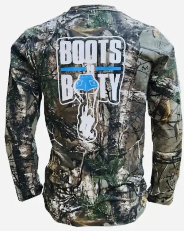 CAMO LONG SLEEVE BLUE/WHITE