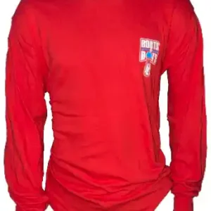 RED LONG SLEEVE WHITE/BLUE